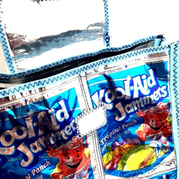 Kool-Aid Jammers Lunch Bag Tote Pouch Handmade Handle School Children Kids - Picture 5 of 7